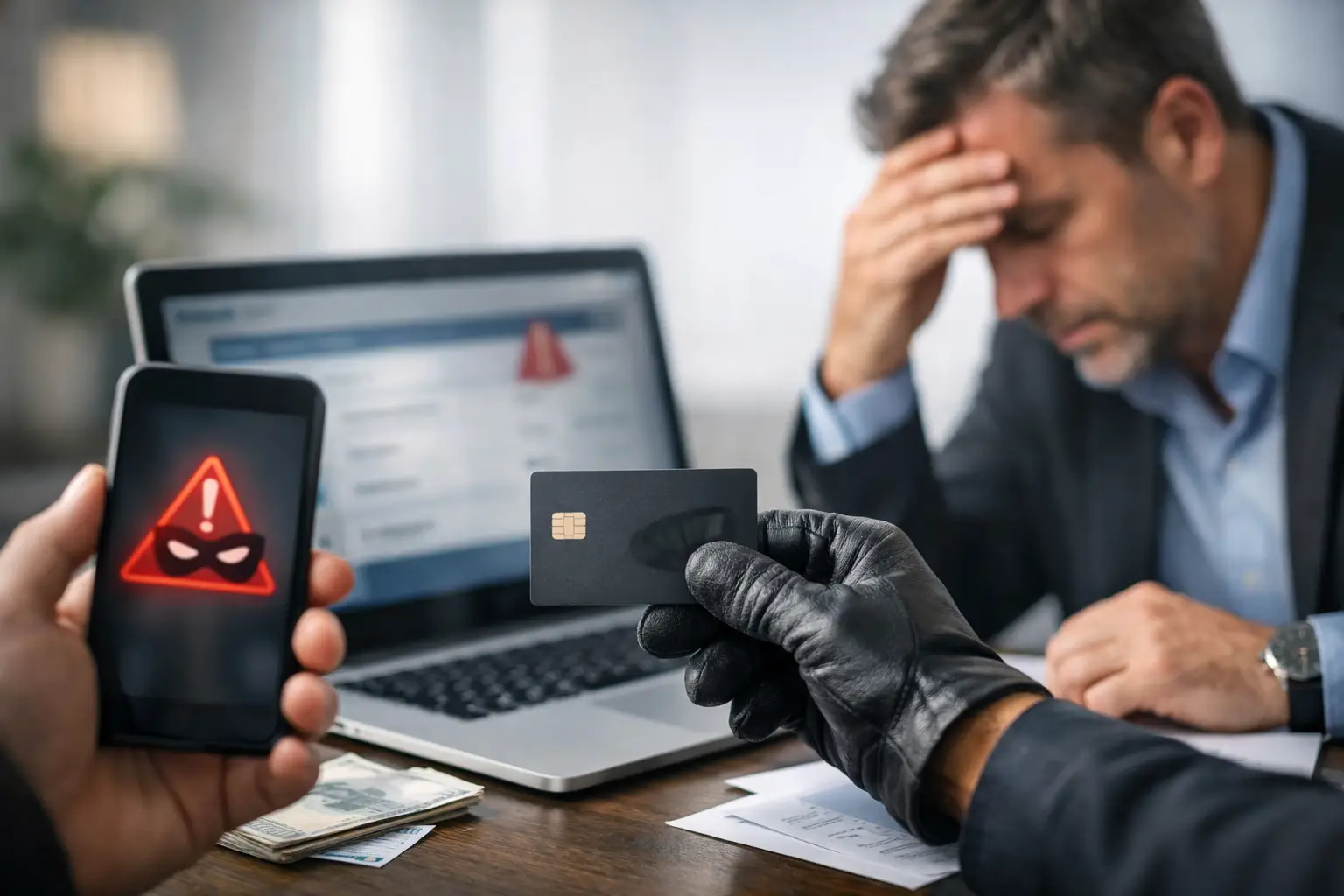 Sinais de fraude bancária e como reagir